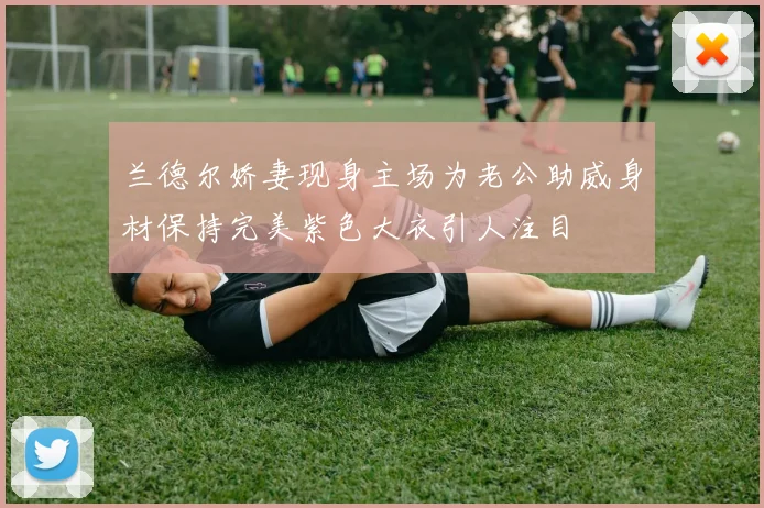 兰德尔娇妻现身主场为老公助威身材保持完美紫色大衣引人注目